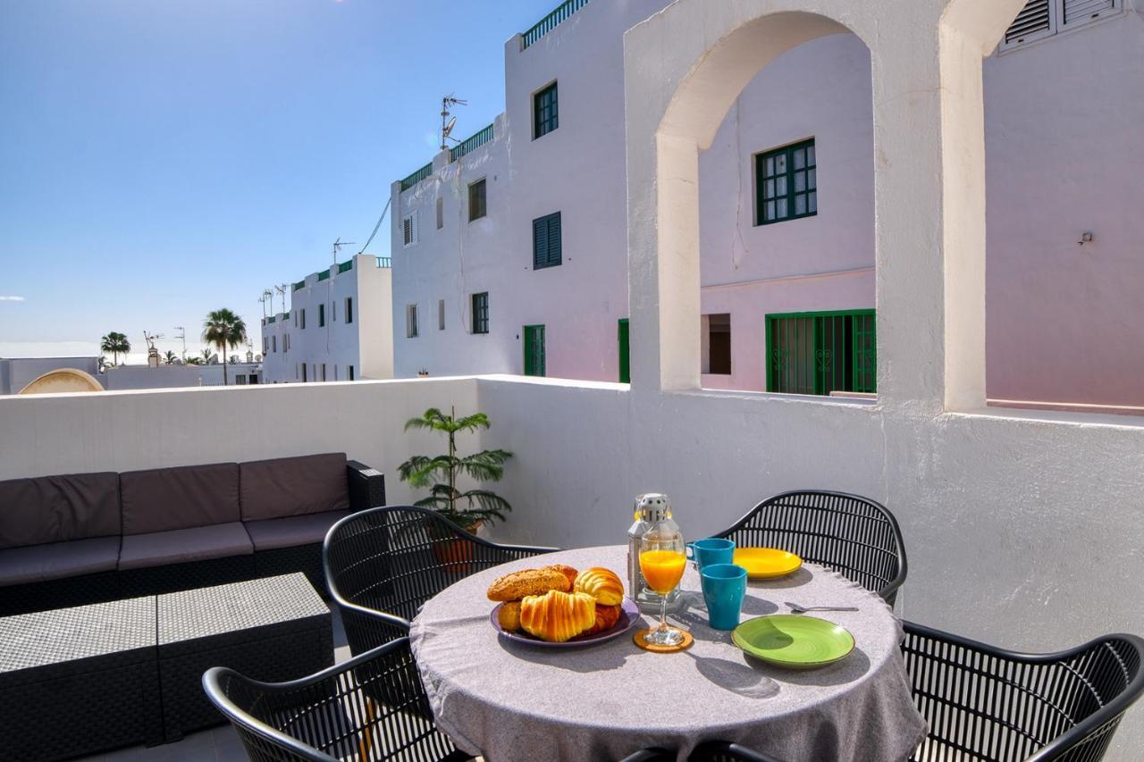 Sea Waves Lanzarote 500M From Playa Grande Big Terrace And Pool Villa ปูแอร์โตเดลคาร์เมน ภายนอก รูปภาพ